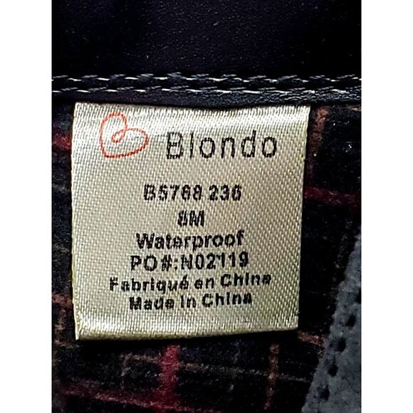 Blondo 7.5 Elvina Waterproof Leather Bootie Snakeskin Print - Picture 14 of 15